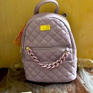 Purple Betsy Johnson backpack